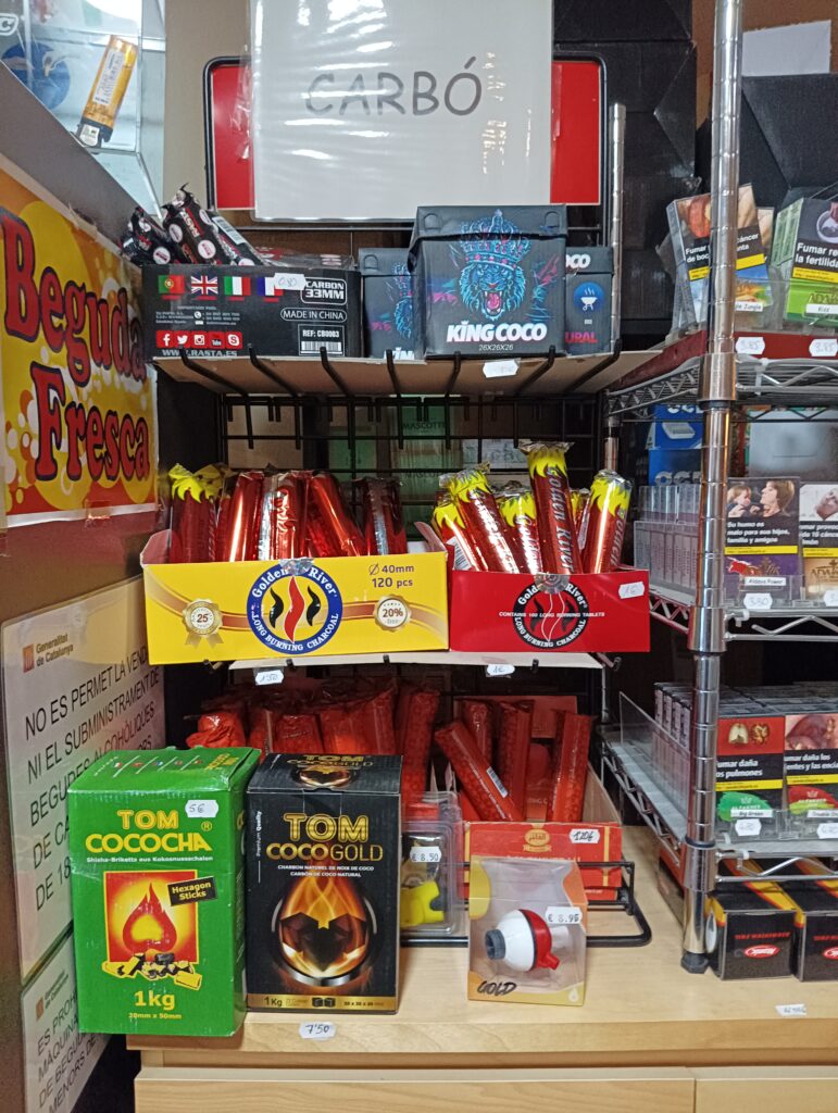 Productos cachimbas y shishas